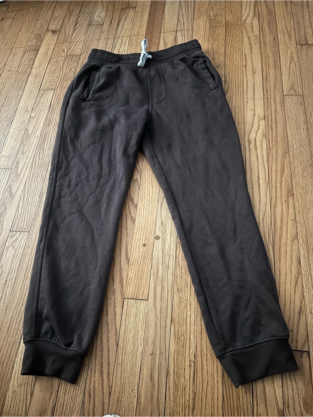 Essentials Men's Brown Jogger Sweatpants with Drawstring